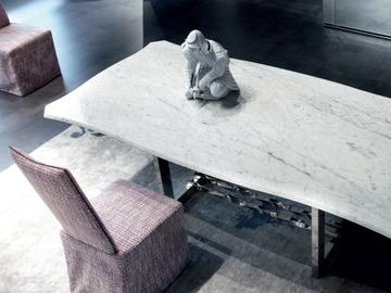 ROCKCOCÒ - Rectangular marble living room table by ERBA ITALIA - view 3